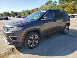 Salvage cars for sale at Ellwood City, PA auction: 2020 Jeep Compass Limited