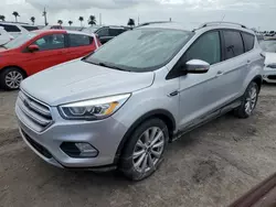 Flood-damaged cars for sale at auction: 2017 Ford Escape Titanium