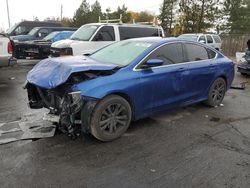 Salvage cars for sale from Copart Denver, CO: 2015 Chrysler 200 Limited