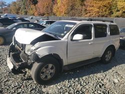 Salvage cars for sale at Waldorf, MD auction: 2005 Nissan Pathfinder LE