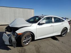 Salvage cars for sale at Fresno, CA auction: 2021 Honda Civic EXL