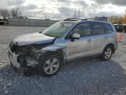 Salvage cars for sale at Barberton, OH auction: 2015 Subaru Forester 2.5I Premium