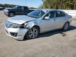 Salvage cars for sale at Dunn, NC auction: 2012 Ford Fusion SE