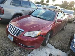 Salvage cars for sale at Riverview, FL auction: 2012 Chrysler 200 Touring