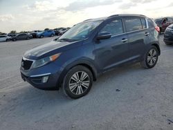 Salvage cars for sale at San Antonio, TX auction: 2014 KIA Sportage EX