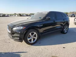 Salvage cars for sale at San Antonio, TX auction: 2017 Jaguar F-PACE Premium