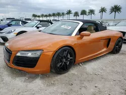 Salvage Cars with No Bids Yet For Sale at auction: 2014 Audi R8 5.2 Quattro