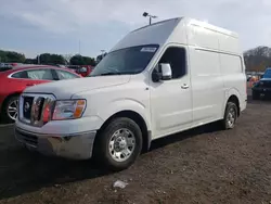 Salvage cars for sale at East Granby, CT auction: 2012 Nissan NV 2500