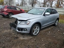 Salvage cars for sale at Central Square, NY auction: 2015 Audi Q5 Premium