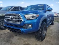 Salvage cars for sale at Riverview, FL auction: 2016 Toyota Tacoma Double Cab