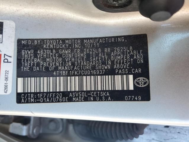 2012 Toyota Camry Base