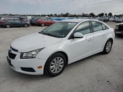 Chevrolet salvage cars for sale: 2011 Chevrolet Cruze LT