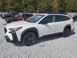 Salvage cars for sale at Gainesville, GA auction: 2025 Subaru Outback Onyx Edition