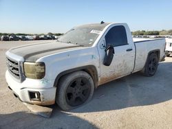 Salvage cars for sale at San Antonio, TX auction: 2014 GMC Sierra C1500