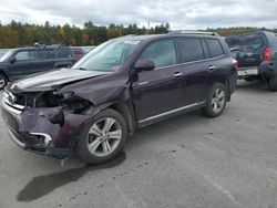 Toyota salvage cars for sale: 2013 Toyota Highlander Limited