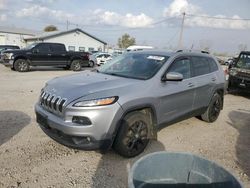 Salvage cars for sale at Pekin, IL auction: 2015 Jeep Cherokee Latitude