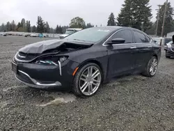 Chrysler Vehiculos salvage en venta: 2015 Chrysler 200 Limited