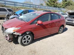 Toyota salvage cars for sale: 2015 Toyota Prius