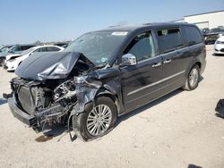 Salvage cars for sale at Kansas City, KS auction: 2014 Chrysler Town & Country Touring L