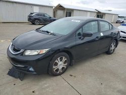 Salvage cars for sale at Riverview, FL auction: 2014 Honda Civic Hybrid