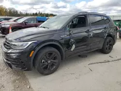 Volkswagen salvage cars for sale: 2024 Volkswagen Tiguan SE R-LINE Black