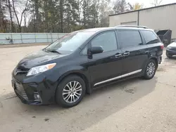 Salvage cars for sale at auction: 2020 Toyota Sienna XLE