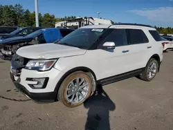 Salvage cars for sale at Eldridge, IA auction: 2016 Ford Explorer Limited