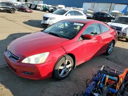 Honda salvage cars for sale: 2006 Honda Accord EX