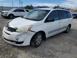 Salvage cars for sale at Magna, UT auction: 2004 Toyota Sienna CE