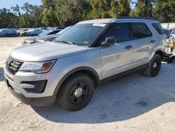 Salvage cars for sale at Ocala, FL auction: 2018 Ford Explorer Police Interceptor