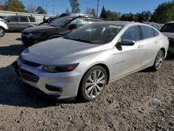 Salvage cars for sale at Lansing, MI auction: 2017 Chevrolet Malibu Premier