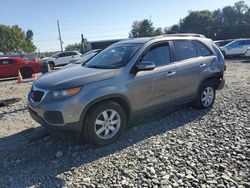 Salvage cars for sale from Copart Mebane, NC: 2012 KIA Sorento Base