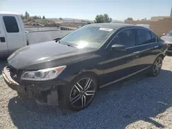 Salvage cars for sale at Mentone, CA auction: 2016 Honda Accord EXL