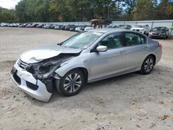 Salvage cars for sale at North Billerica, MA auction: 2013 Honda Accord LX