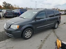 Carros salvage a la venta en subasta: 2012 Chrysler Town & Country Touring