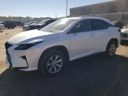 Salvage cars for sale at Fredericksburg, VA auction: 2017 Lexus RX 350 Base