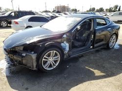 Salvage cars for sale at Los Angeles, CA auction: 2014 Tesla Model S