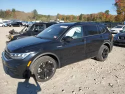 Salvage cars for sale at Candia, NH auction: 2023 Volkswagen Tiguan SE R-LINE Black