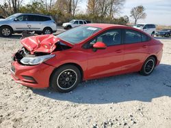 Chevrolet Vehiculos salvage en venta: 2017 Chevrolet Cruze LS