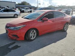 Carros salvage para piezas a la venta en subasta: 2017 Chevrolet Cruze LT