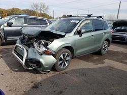 Carros salvage para piezas a la venta en subasta: 2018 Subaru Forester 2.5I Premium