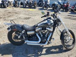 Salvage motorcycles for sale at Cahokia Heights, IL auction: 2013 Harley-Davidson Fxdwg Dyna Wide Glide