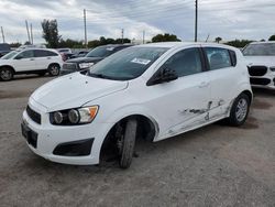 Salvage cars for sale at Miami, FL auction: 2015 Chevrolet Sonic LT