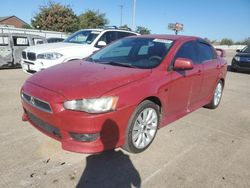 Salvage cars for sale at Oklahoma City, OK auction: 2011 Mitsubishi Lancer GTS