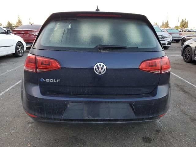 2016 Volkswagen E-GOLF SEL Premium