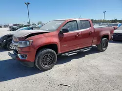 Salvage trucks for sale at Indianapolis, IN auction: 2015 Chevrolet Colorado LT