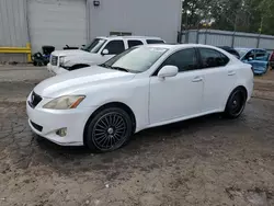 Salvage cars for sale at Austell, GA auction: 2008 Lexus IS 250