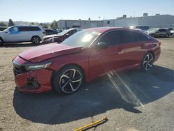 Honda salvage cars for sale: 2021 Honda Accord Sport