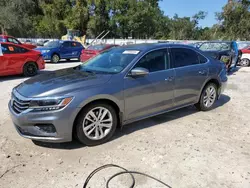 Salvage cars for sale at Ocala, FL auction: 2020 Volkswagen Passat SE