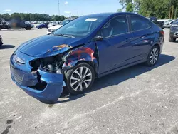 Salvage cars for sale at Dunn, NC auction: 2017 Hyundai Accent SE